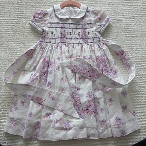 D. Porthault smocked dress size 2